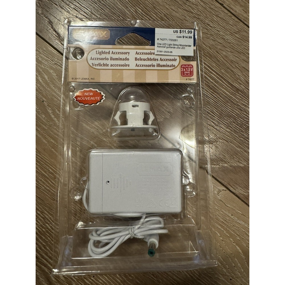 Lemax Lighted Accessory 74227 Christmas Moonlander Battery Powered Led Single